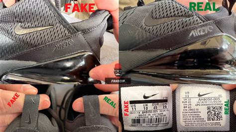 fake nike air max 270 vs real|nike 270 real vs fake.